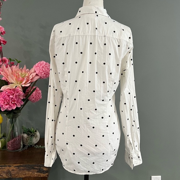 L.O.G.G 100% Cotton Polka Dot Button Up Long Sleeve - Picture 4 of 12